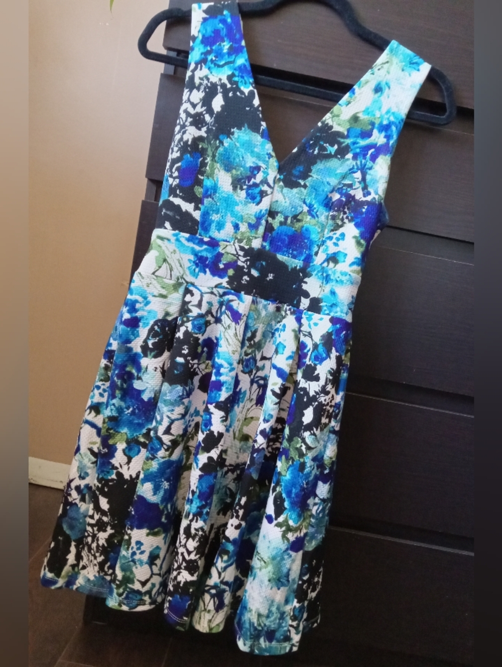 Bold Floral Fit & Flare Dress